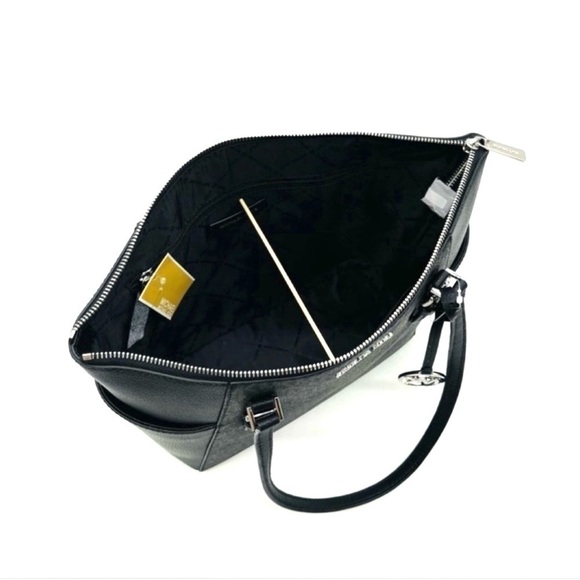 Michael Kors Large Top Zip Tote Bag Black & Large Continental Wallet Black (NWT) - Picture 10 of 12